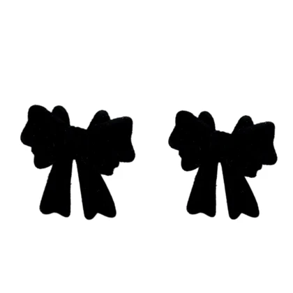 گوشواره زنانه پاپیونی مخملی، شیک و خاص