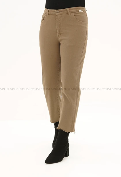 شلوار جین راسته دمپا کات کد1005226