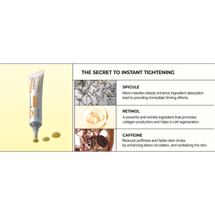 کرم دور چشم رتینول و کلاژن دکتر ملاکسین Dr.Melaxin Retinol & Collagen Eye Cream مناسب انواع پوست حجم 10 میلی لیتر
