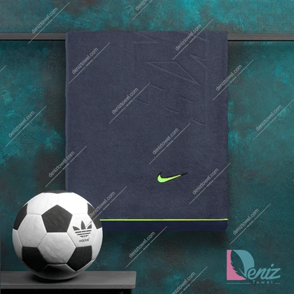 حوله ورزشی NIKE طوسی سبز بزرگ