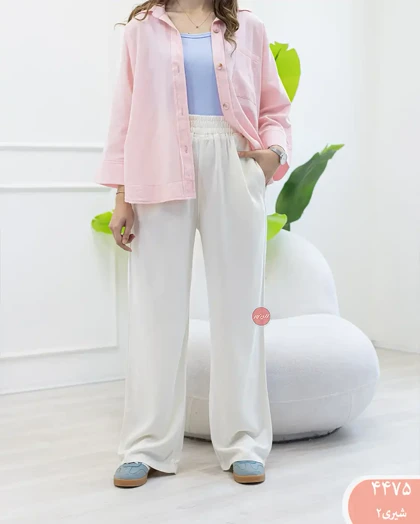 شلوار بگ لینن رویال 4475