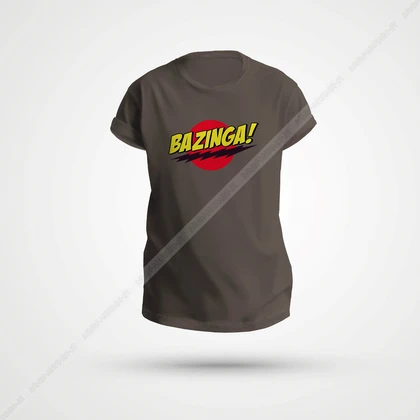 تیشرت Big Bang Theory طرح Bazinga