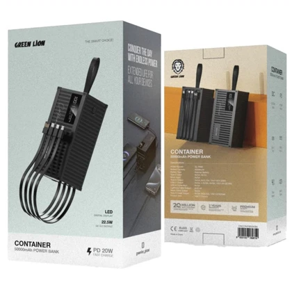 پاور بانک 50000 گرین لاین Green Lion مدل GL-PB82 توان 22.5 وات