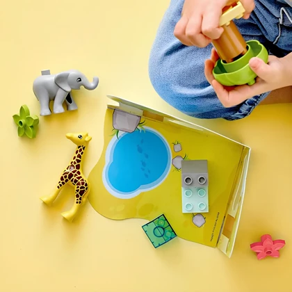 لگو سری LEGO DUPLO مدل 10971 Wild Animals of Africa با 10 قطعه