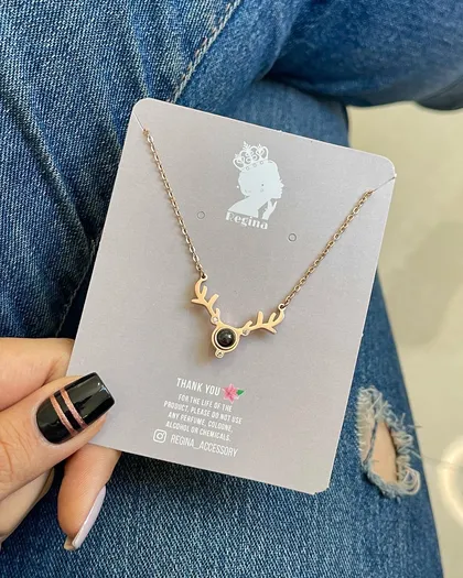 گردنبند گوزن دوست‌دارم به 100زبان