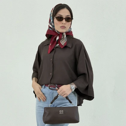 شومیز باکسی زنانه رنگی NR | آی بولک