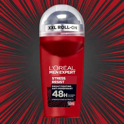 رول ضد تعریق مردانه لورآل, مدل Srtess Resist 48H حجم 50ml