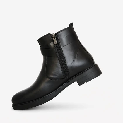 نیم بوت مردانه چرم یلسان مدل کارانوس کد 567-GN