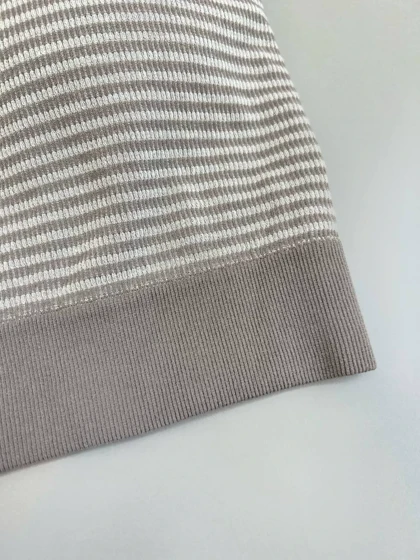 نیم‌تنه راه راه کاپ‌دار کد 3654