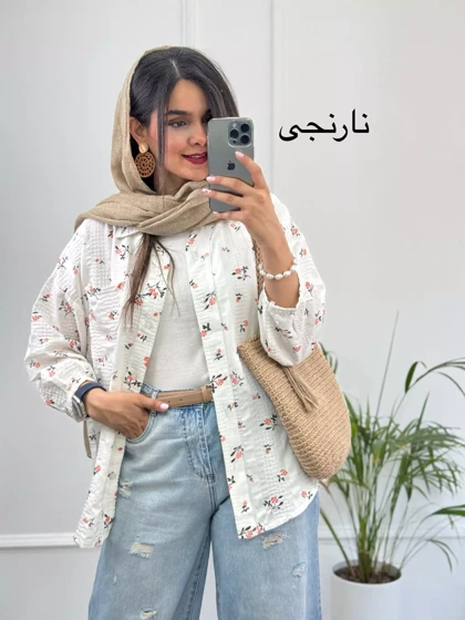 مانتو لینن شکوفه