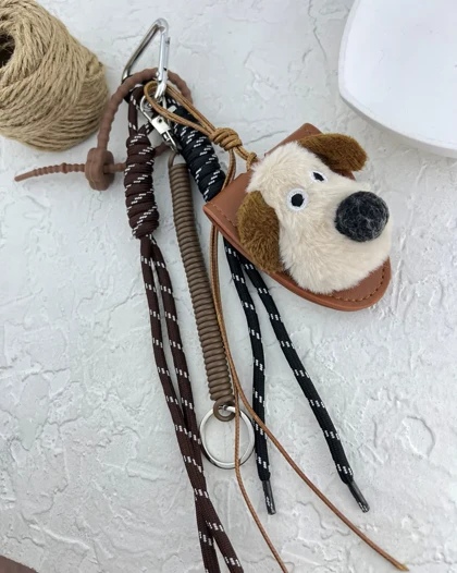 آویز کیف فانتزی طرح سگ، یک انتخاب شیک و دوست‌داشتنی