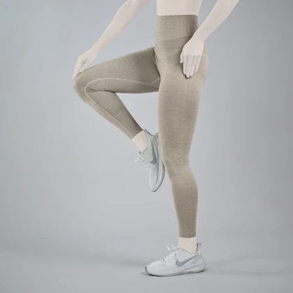 لگ کبریتی ورزشی زنانه مدل 4C0343 کرم