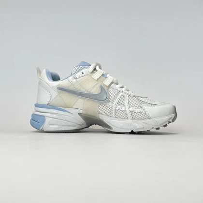 کفش راحتی نایک وی توی کی سفید آبی Z69