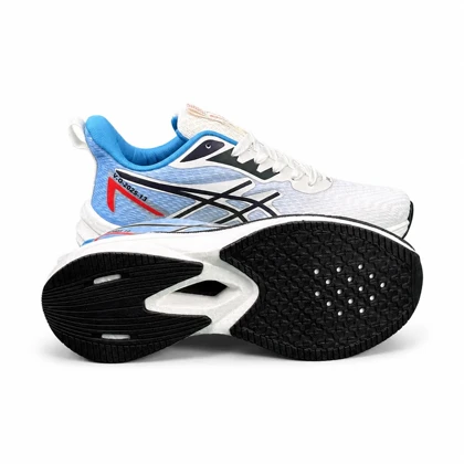 کفش کتانی زنانه زیره بست مدل اسیکس سفید آبی ASICS