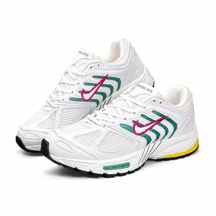 کفش کتانی مردانه مدل رانینگ نایکی 2K5 سفید سبز NIKE 2K5