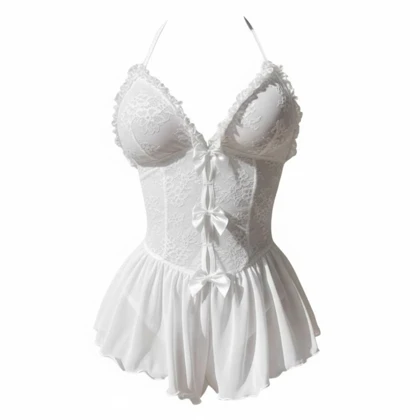 بادی فانتزی رنگ سفید برند گلوریا کد 1224