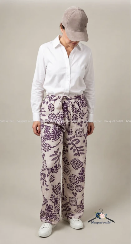 شلوار بگ طرح دار زارا ZARA