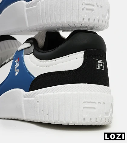کفش کتانی مردانه سفید آبی مشکی FILA مدل 5373
