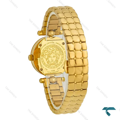 ساعت ورساچه زنانه Micro Vanitas طلایی صفحه سبز Versace-7903-L