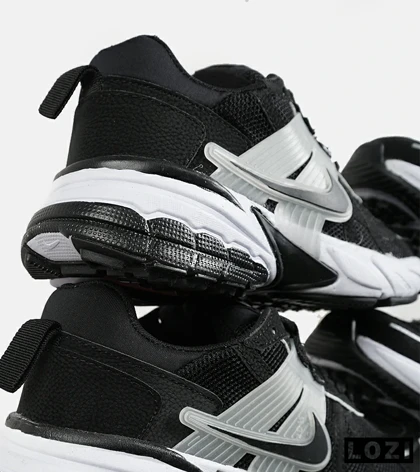 کفش کتانی مردانه و زنانه مشکی طوسی Nike cushlon مدل 7197