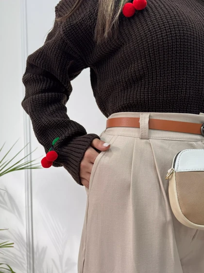 شلوار نیم بگ آیسل