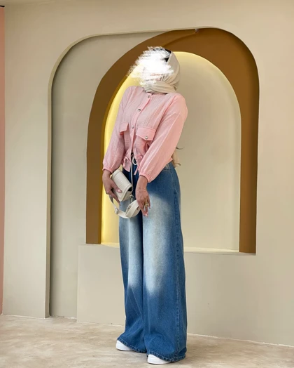 شلوار بگ جین