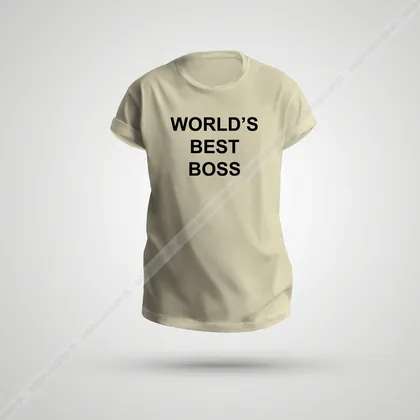تیشرت Office طرح World's Best Boss