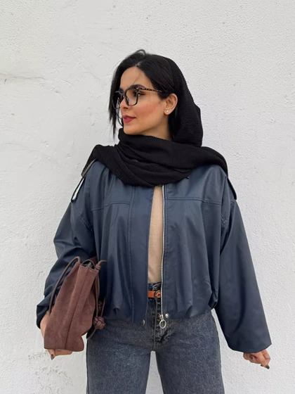 کاپشن چرم آستردار شکیرا