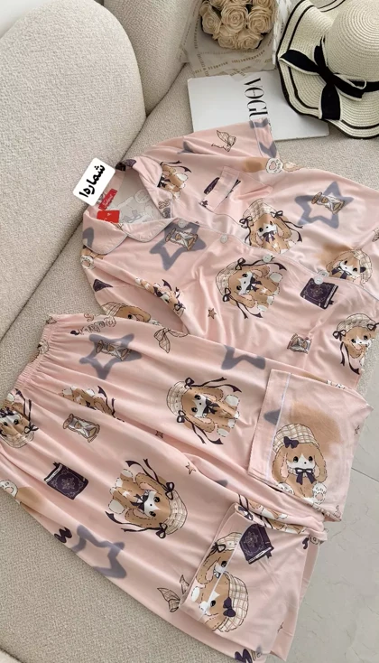 ست بلوز شلوارراحتی3316