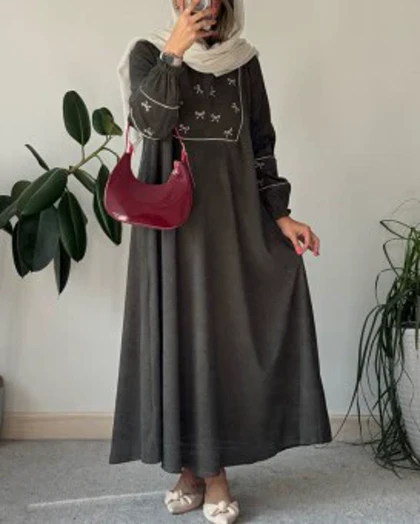 مانتو عبایی پاپیون 2