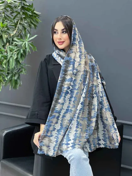شال آبرنگی حریرنخ
