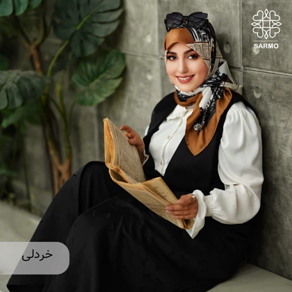 روسری ابریشم کجراه بنا