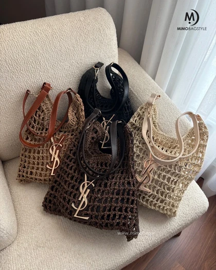 کیف دخترانه ysl رافیا