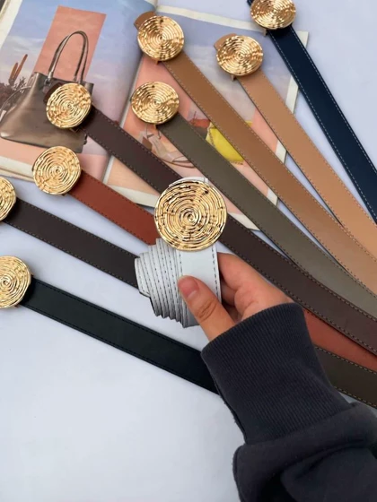 کمربند زنانه مارپیچ کد 015