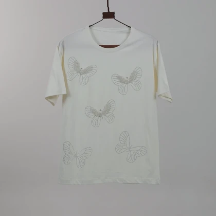 تیشرت پروانه مرواریدی