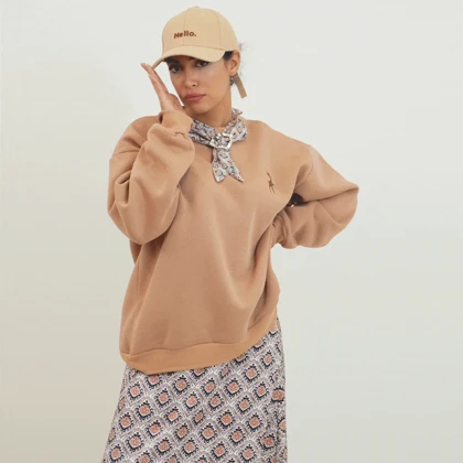 ست دورس و دامن اسکارف دار آهو