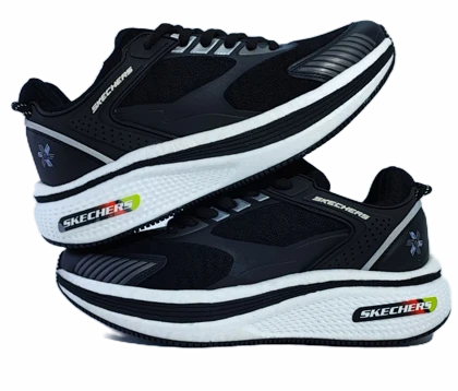 کفش اسپرت و روزمره مردانه برند اسکچرز Skechers مدل مانستر مشکی سفید کد 380