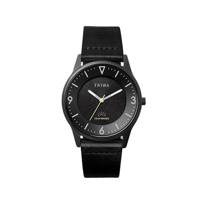 ساعت مچی عقربه ای تریوا مدل Black Solar-Black Classic