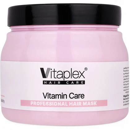 ماسک مو ویتامینه ویتاپلکس مدل Vitamin Care فاقد سولفات مناسب موی خشک و معمولی 500ml