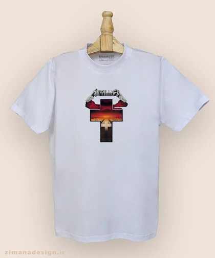 تیشرت مردانه و زنانه طرح متالیکا کد 977