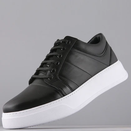 کفش روزمره مردانه چرم یلسان مدل شوان کد 540-GN