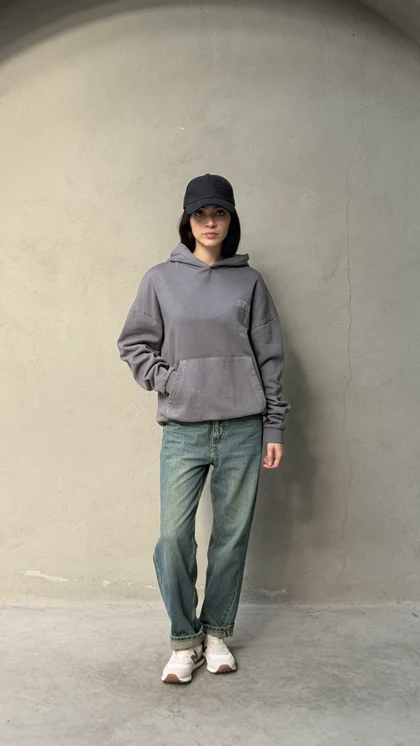 هودی اورجینال پول اند بیر بار/Original Pull & Bear Hoodie