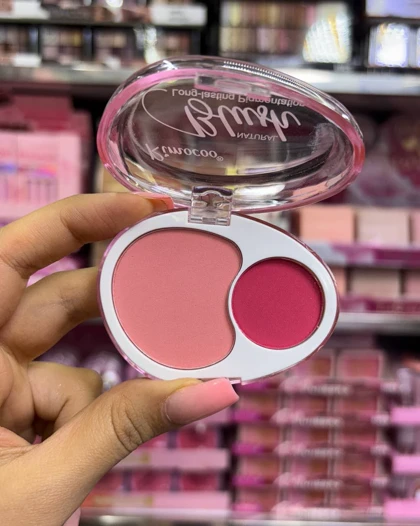 🌸✨ رژگونه دو رنگ پودری میس لارا