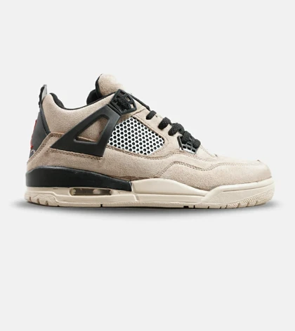 کتانی ساق‌دار مردانه کرم Nike air jordan 4