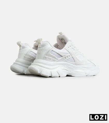 کفش کتانی مردانه و زنانه سفید BALENCIAGA Track low-top Sneakers مدل 7855