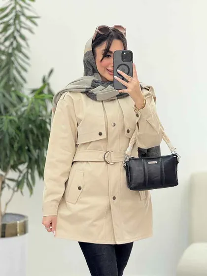 بارانی ژیله دار سپیدار