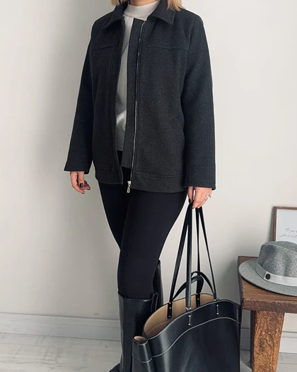 جکت فوتر Blanco (ذغالی)