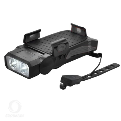 چراغ دوچرخه و نگهدارنده موبایل 4 کاره LY25