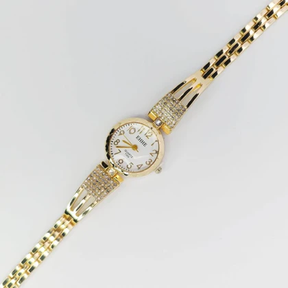 ساعت مچی زنانه مجلسی EHHE نگین‌دار با موتور کوارتز