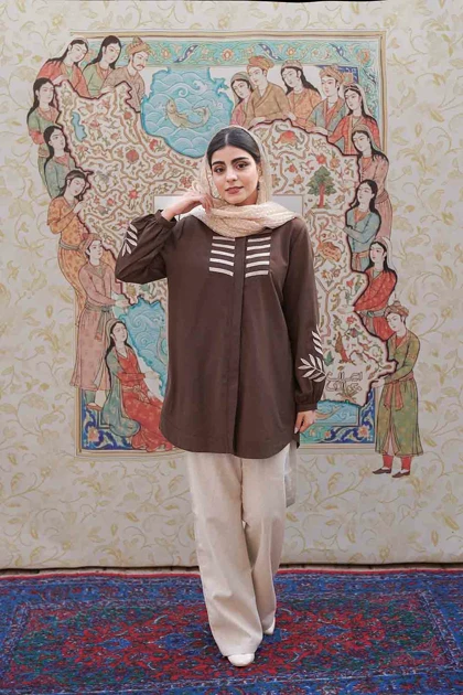 شومیز مانتویی مدل آنیا